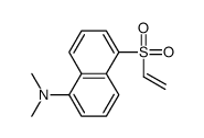 5-ethenylsulfonyl-N,N-dimethylnaphthalen-1-amine结构式