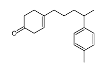 4-[4-(4-methylphenyl)pentyl]cyclohex-3-en-1-one Structure