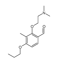 2-[2-(dimethylamino)ethoxy]-3-methyl-4-propoxybenzaldehyde Structure