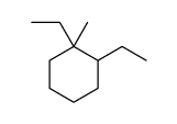 1,2-diethyl-1-methylcyclohexane Structure