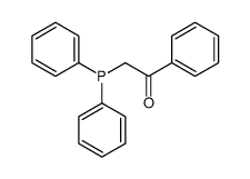 2-diphenylphosphanyl-1-phenylethanone结构式
