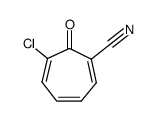 1,3,5-Cycloheptatriene-1-carbonitrile,6-chloro-7-oxo- picture