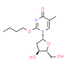 O(2)-butylthymidine structure