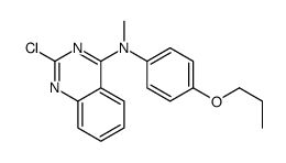 2-chloro-N-methyl-N-(4-propoxyphenyl)quinazolin-4-amine结构式