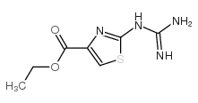 2-胍基-4-噻唑羧酸乙酯结构式