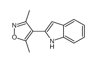 4-(1H-indol-2-yl)-3,5-dimethyl-1,2-oxazole结构式