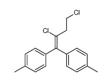 1-[2,4-dichloro-1-(4-methylphenyl)but-1-enyl]-4-methylbenzene结构式