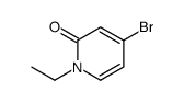 4-bromo-1-ethyl-1,2-dihydropyridin-2-one结构式