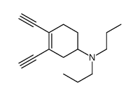 3,4-diethynyl-N,N-dipropylcyclohex-3-en-1-amine Structure