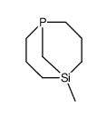 5-Methyl-1,5-phospha-silabicyclo[3.3.1]nonan结构式