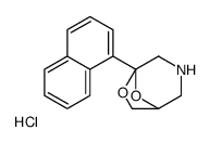 5-(1-Naphthalenyl)-6,8-dioxa-3-azabicyclo(3.2.1)octane hydrochloride Structure