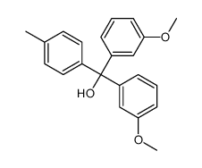 3,3'-DIMETHOXY-4'-METHYLTRITYLALCOHOL结构式