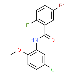 5-bromo-N-(5-chloro-2-methoxyphenyl)-2-fluorobenzamide picture