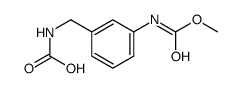 [3-(methoxycarbonylamino)phenyl]methylcarbamic acid Structure
