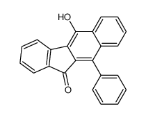 5-hydroxy-10-phenyl-benzo[b]fluoren-11-one Structure