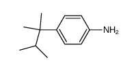 4-(1,1,2-trimethyl-propyl)-aniline结构式