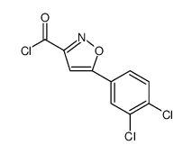 5-(3,4-二氯苯基)异噁唑-3-碳酰氯结构式