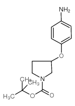 3-(4-Amino-Phenoxy)-Pyrrolidine-1-Carboxylic Acid Tert-Butyl Ester Structure