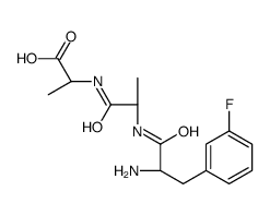 3-Fluorophenylalanyl-alanyl-alanine结构式