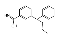 9-methyl-9-propylfluorene-2-carboxamide结构式