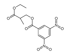 [(2R)-3-ethoxy-2-methyl-3-oxopropyl] 3,5-dinitrobenzoate结构式