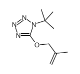 1-tert-butyl-5-(2-methylprop-2-enoxy)tetrazole结构式