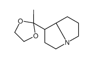 1-(2-methyl-1,3-dioxolan-2-yl)-2,3,5,6,7,8-hexahydro-1H-pyrrolizine Structure