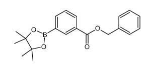benzyl 3-(4,4,5,5-tetramethyl-1,3,2-dioxaborolan-2-yl)benzoate structure