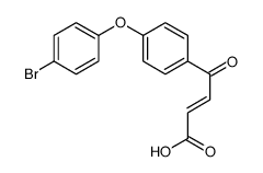 4-[4-(4-bromophenoxy)phenyl]-4-oxobut-2-enoic acid Structure
