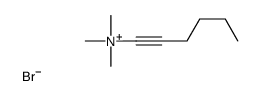 hex-1-ynyl(trimethyl)azanium,bromide Structure