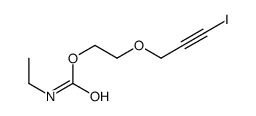 2-(3-iodoprop-2-ynoxy)ethyl N-ethylcarbamate结构式