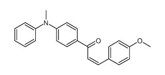 3-(4-methoxyphenyl)-1-[4-(N-methylanilino)phenyl]prop-2-en-1-one Structure