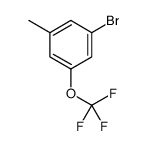 1-Bromo-3-methyl-5-(trifluoromethoxy)benzene structure