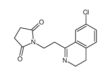 1-[2-(7-chloro-3,4-dihydroisoquinolin-1-yl)ethyl]pyrrolidine-2,5-dione结构式