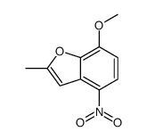 7-methoxy-2-methyl-4-nitro-1-benzofuran结构式