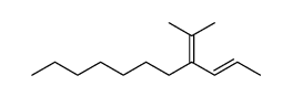 2-Undecene, 4-(1-methylethylidene)-, (E) Structure