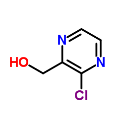 (3-Chloro-2-pyrazinyl)methanol structure