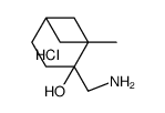 4-(aminomethyl)-5-methylbicyclo[3.1.1]heptan-4-ol,hydrochloride Structure