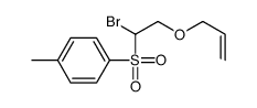 1-(1-bromo-2-prop-2-enoxyethyl)sulfonyl-4-methylbenzene Structure