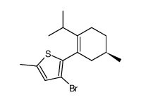 3-bromo-5-methyl-2-(1-menthenyl)thiophene结构式