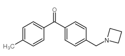 4-AZETIDINOMETHYL-4'-METHYLBENZOPHENONE structure