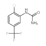 Urea,N-[2-chloro-5-(trifluoromethyl)phenyl]-结构式