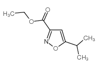 Ethyl 5-isopropyl-3-isoxazolecarboxylate Structure