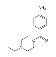 2-(diethylamino)ethyl 4-aminobenzoate Structure