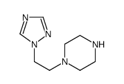 1-[2-(1H-1,2,4-Triazol-1-yl)ethyl]piperazine structure