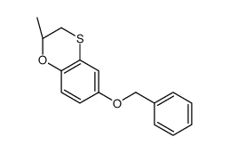 (2S)-2-methyl-6-phenylmethoxy-2,3-dihydro-1,4-benzoxathiine结构式