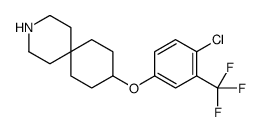 9-[4-chloro-3-(trifluoromethyl)phenoxy]-3-azaspiro[5.5]undecane结构式