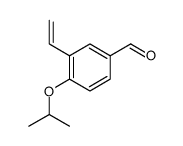 3-ethenyl-4-propan-2-yloxybenzaldehyde Structure