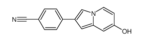 4-(7-hydroxyindolizin-2-yl)benzonitrile结构式