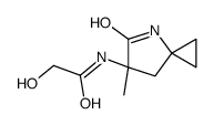 2-hydroxy-N-(6-methyl-5-oxo-4-azaspiro[2.4]heptan-6-yl)acetamide结构式